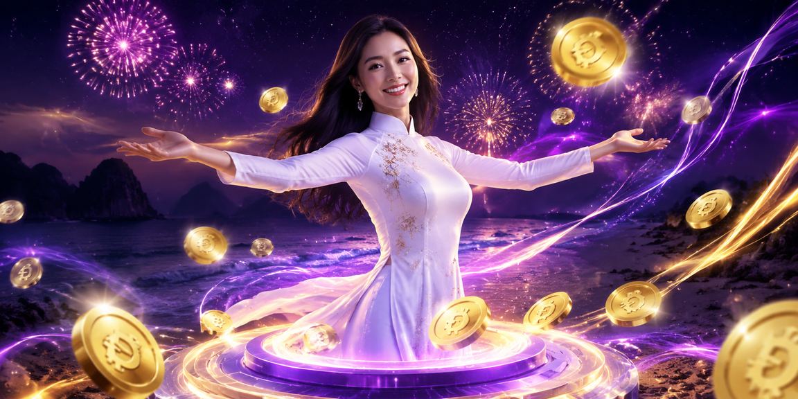 Người phụ nữ mặc áo dài tại Côn Đảo truy cập tài khoản casino trực tuyến trên thiết bị di động