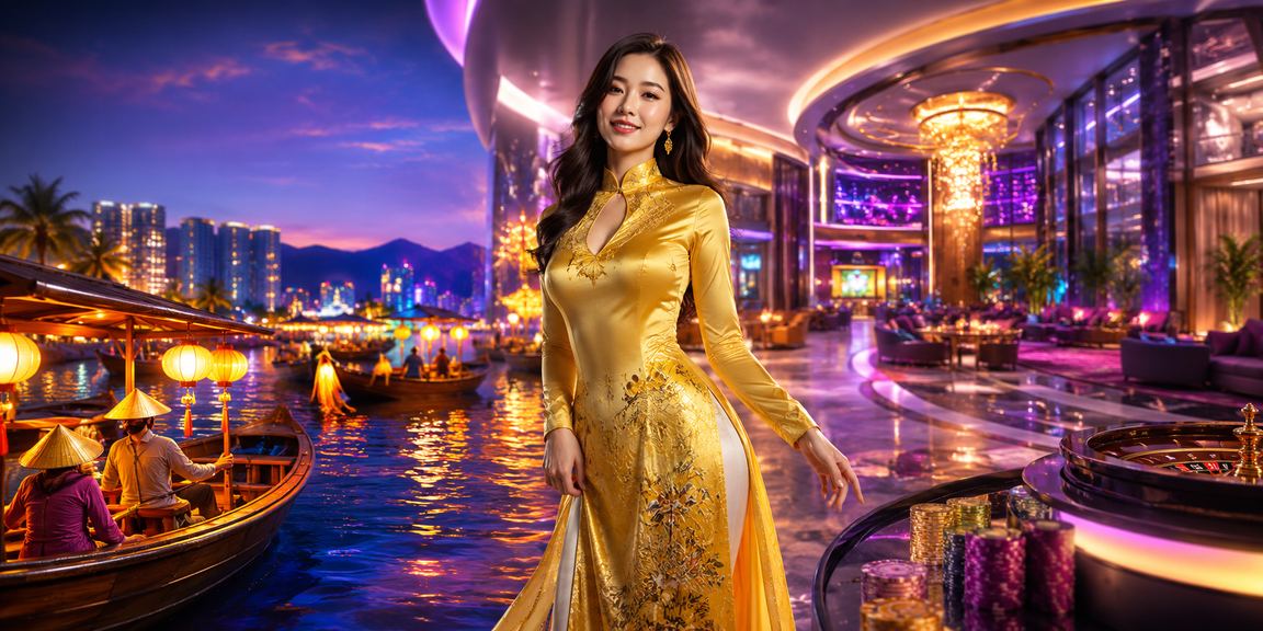 Người phụ nữ mặc áo dài tại Nha Trang thư giãn và tận hưởng giải trí có trách nhiệm